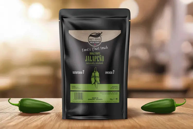 Puszta Peppers GmbH Beuteletiketten Jalapeno Whole Fruit